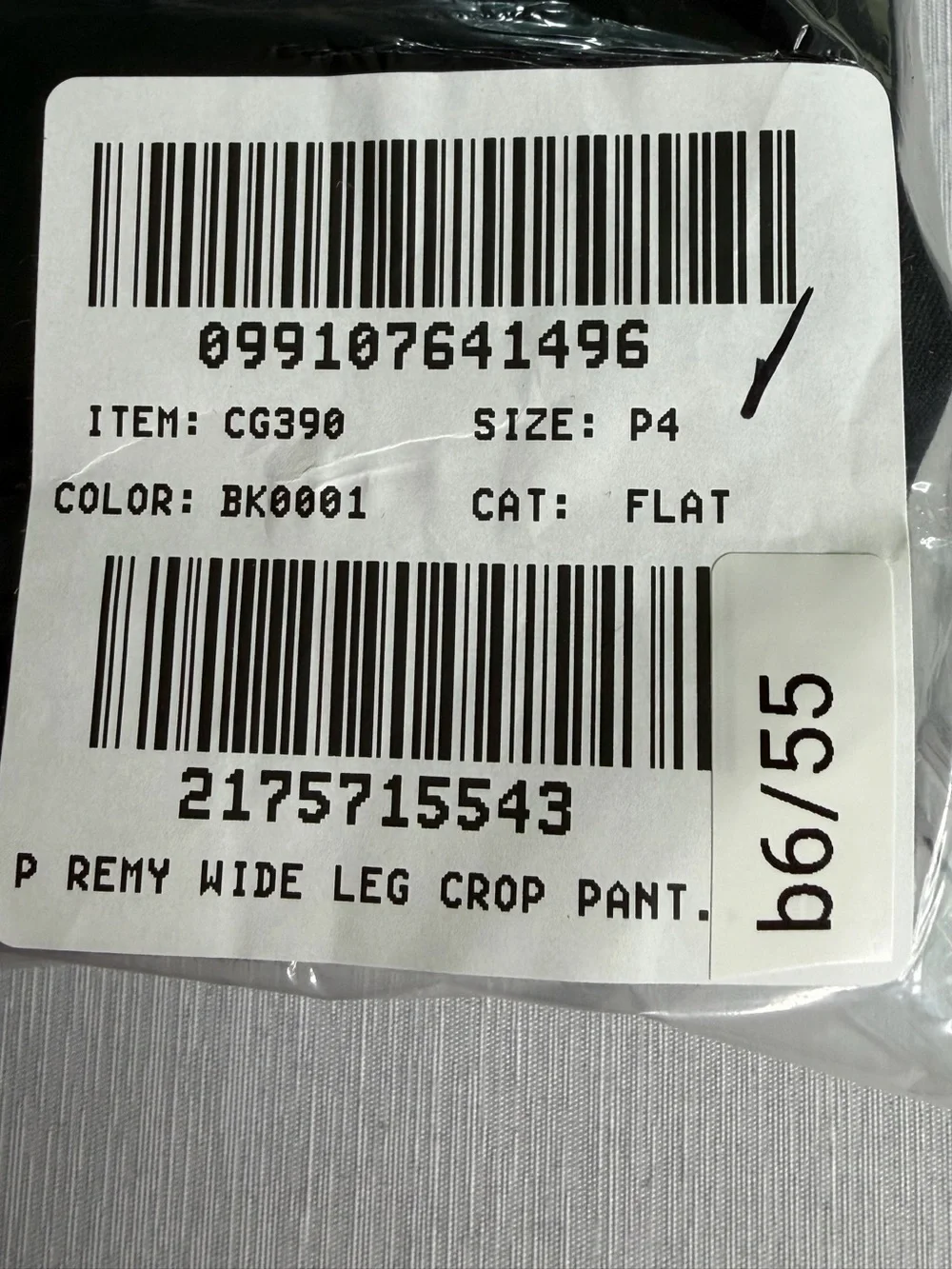 J. Crew Petite Remy wide-leg cropped pant Black Trousers Size 4 NWT CG390